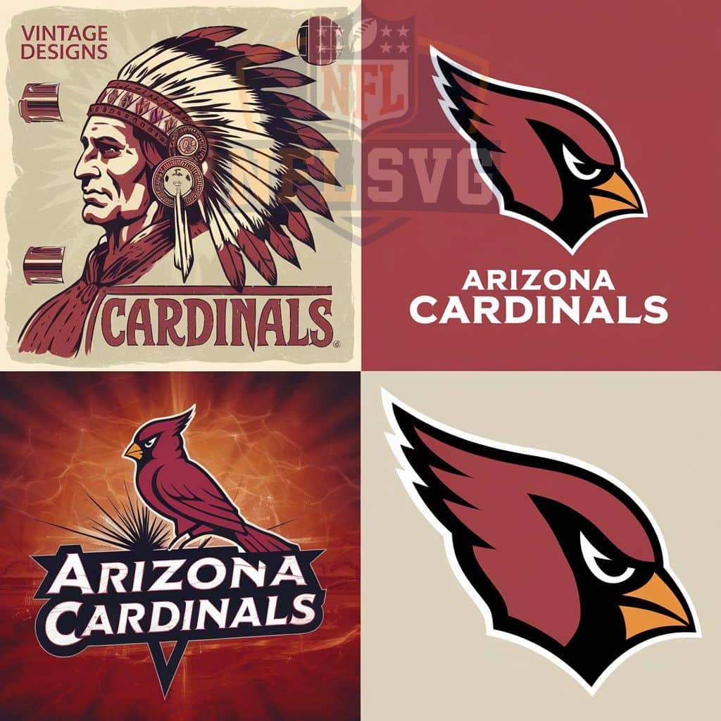 Arizona Cardinals Logo SVG – The Ultimate Resource for Fans & Designers 2 Vintage Arizona Cardinals logo evolution