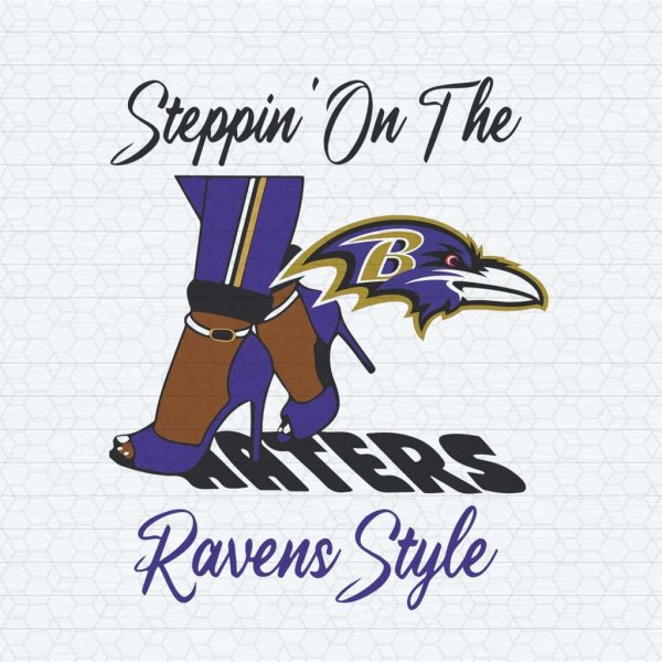 Steeping On The Haters Ravens Style SVG Digital Download