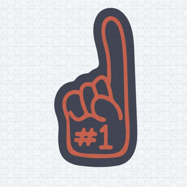 Chicago Bears No 1 SVG Background Transparent