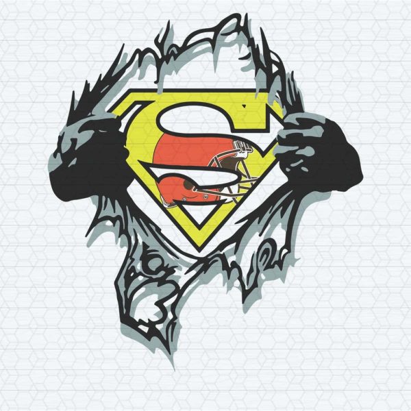 Cleveland Browns Superman Sport Football Svg Super Bowl