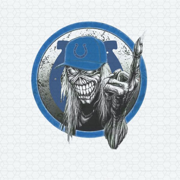 Iron Maiden Indianapolis Colts Skull SVG Cricut File